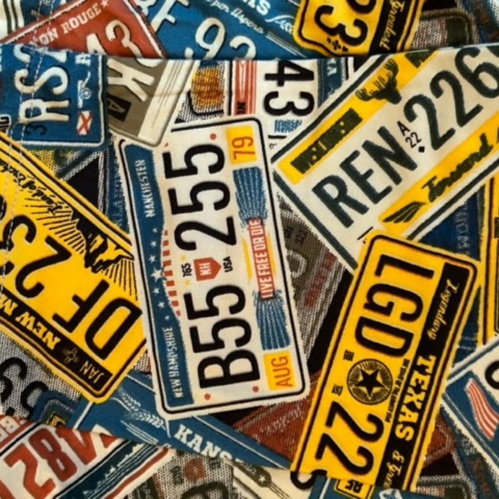 LuLaroe TC Leggings 12-18 license plates